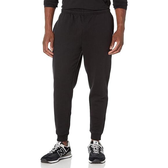 Amazon Essentials Relaxed Joggers Black Sweatpants Men's size XL - Picture 1 of 5